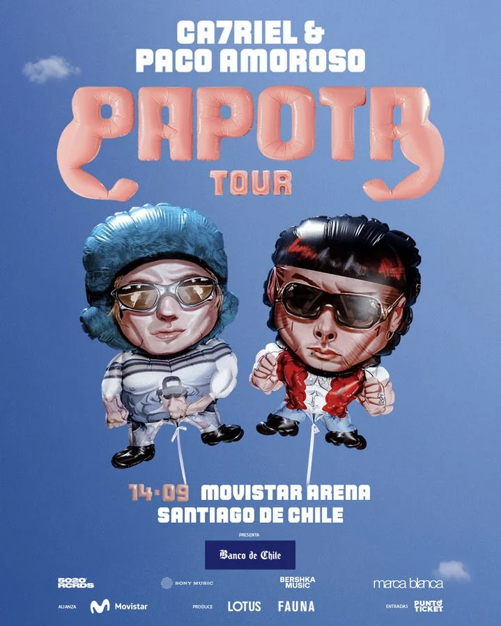 CA7RIEL & Paco Amoroso llegan a Chile con 